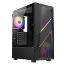 Picture of Vida Eos Black ARGB Gaming Case w/ Glass Window, ATX, 2x ARGB Fans, Front LED Strips