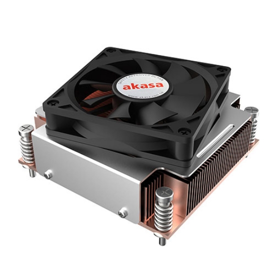 Picture of Akasa AK-CC7402BT01 2U Heatsink and Fan, Intel 1700, 1200,115x & 1366, PWM Fan, Up to 115W