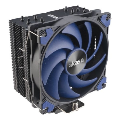 Picture of Akasa Alucia H4 Plus Heatsink & Fan, Intel & AMD Sockets, 4-Heatpipe, 12cm PWM Fan, Hydro Dynamic Bearing, 185W TDP