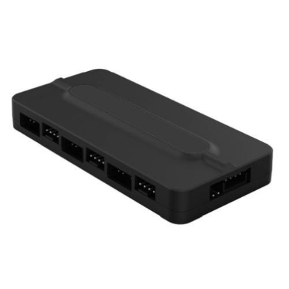 Picture of Vida 6-Port PWM ARGB Fan Hub, SATA Powered