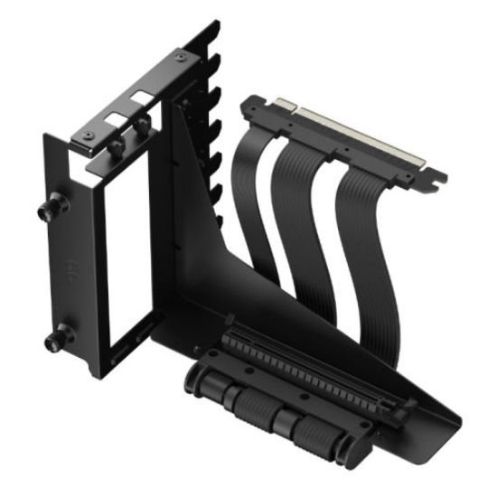 Picture of Fractal Design Flex 2 Vertical GPU Bracket with 195mm PCIe 4.0 Riser Cable, Black