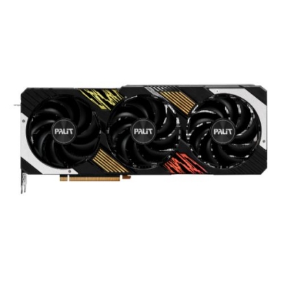 Picture of Palit RTX4070 Ti GamingPro, PCIe4, 12GB DDR6X, HDMI, 3 DP, 2610MHz Clock, RGB Lighting