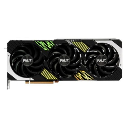 Picture of Palit RTX4070 Ti SUPER GamingPro OC, 16GB DDR6X, HDMI, 3 DP, 2670MHz Clock, RGB Lighting, Overclocked