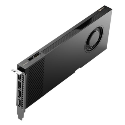 Picture of PNY RTX4000 Ada Lovelace Professional Graphics Card, 20GB DDR6, 4 DP, 6144 CUDA Cores, Single-Slot, OEM (Brown Box)