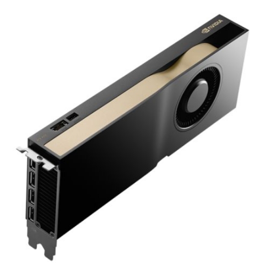 Picture of PNY RTX4500 Ada Lovelace Professional Graphics Card, 24GB DDR6, 4 DP (HDMI adapter), 7680 CUDA Cores, Dual-Slot, Retail