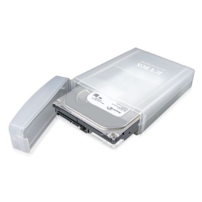 Picture of Icy Box (IB-AC602A) 3.5" Hard Drive Anti-Shock Protective Box, Fall/Dust/Splash Protection, Stackable