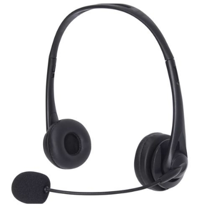 Picture of Sandberg (126-12) Office Headset with Boom Microphone, USB, In-Line Controls, 5 Year Warranty