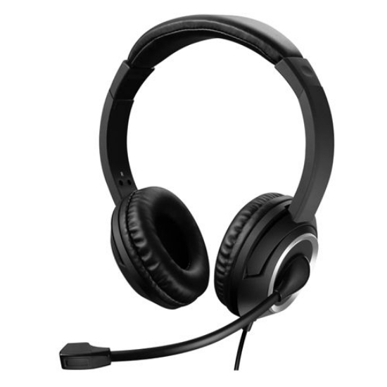 Picture of Sandberg (126-16) Chat Headset with Boom Mic, USB-A, 40mm Drivers,  In-Line Controls, 5 Year Warranty