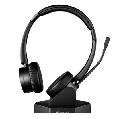 Picture of Sandberg Bluetooth Office Headset Pro+, Dual Connection, Charging Dock, Noise-Reducing Mic, Busy Light, 5 Year Warranty