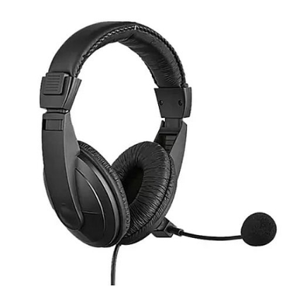 Picture of Sandberg USB Headset with Boom Mic, 40mm Drivers,  In-Line Volume Controls, 5 Year Warranty