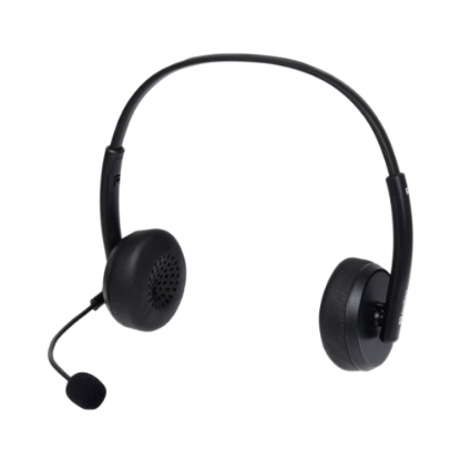 Picture of Sandberg USB Office Headset with Boom Mic, 30mm Drivers, In-Line Controls, 5 Year Warranty
