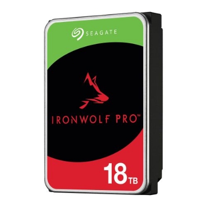 Picture of Seagate 3.5", 18TB, SATA3, IronWolf Pro NAS Hard Drive, 7200RPM, 256MB Cache, CMR, OEM