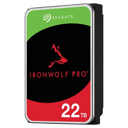 Picture of Seagate 3.5", 22TB, SATA3, IronWolf Pro NAS Hard Drive, 7200RPM, 512MB Cache, CMR, OEM