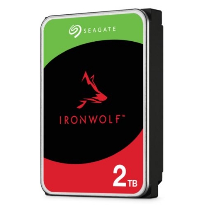 Picture of Seagate 3.5", 2TB, SATA3, IronWolf NAS Hard Drive, 5400RPM, 256MB Cache, 8 Drive Bays Supported, OEM