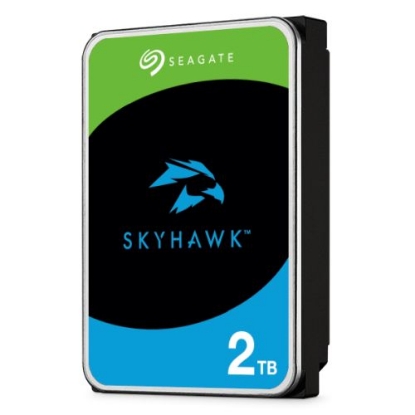 Picture of Seagate 3.5", 2TB, SATA3, SkyHawk Surveillance Hard Drive, 256MB Cache, 8 Drive Bays Supported, 24/7, CMR, OEM