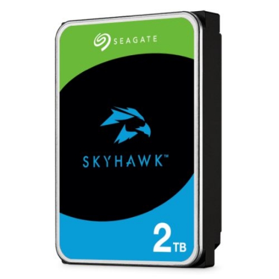 Picture of Seagate 3.5", 2TB, SATA3, SkyHawk Surveillance Hard Drive, 256MB Cache, 8 Drive Bays Supported, 24/7, CMR, OEM