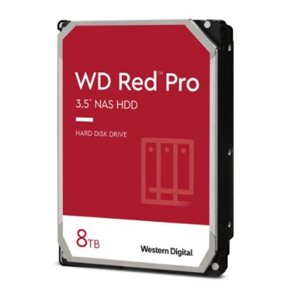 Picture of WD 3.5", 8TB, SATA3, Red Pro Series NAS Hard Drive, 7200RPM, 256MB Cache, OEM