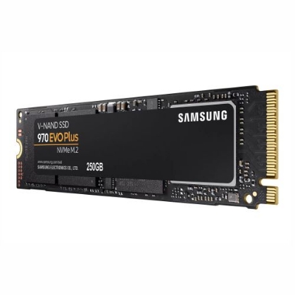Picture of Samsung 250GB 970 EVO PLUS M.2 NVMe SSD, M.2 2280, PCIe, V-NAND, R/W 3500/2300 MB/s, 250K/550K IOPS