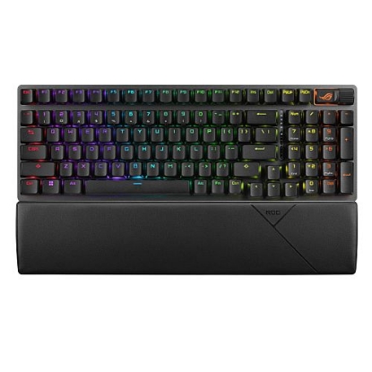 Picture of Asus ROG STRIX SCOPE II 96 Wireless Mechanical RGB Gaming Keyboard, 96% Layout, Streamer Hotkeys, Multifunction Controls, Sound-Dampening