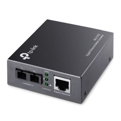 Picture of TP-LINK (MC210CS) Gigabit Single-Mode Media Converter, 1x GB Auto-Negotiation RJ45, up to 20km