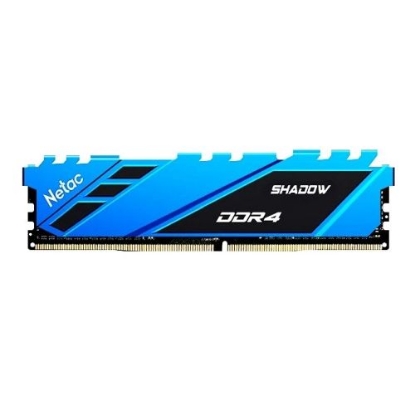 Picture of Netac Shadow Blue, 16GB, DDR4, 3200MHz (PC4-25600), CL16, DIMM Memory