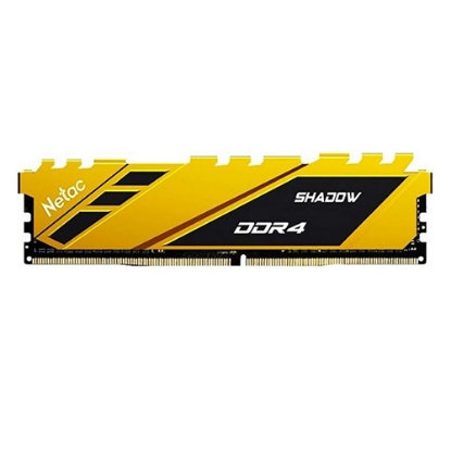 Picture of Netac Shadow Yellow, 8GB, DDR4, 3200MHz (PC4-25600), CL16, DIMM Memory