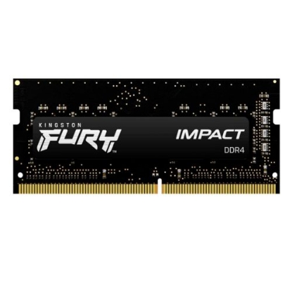 Picture of Kingston Fury Impact 8GB, DDR4, 3200MHz (PC4-25600), CL20, SODIMM Memory