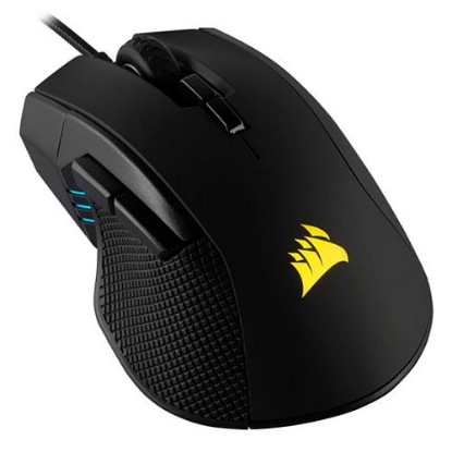 Picture of Corsair Ironclaw RGB FPS/MOBA Lightweight Gaming Mouse, Contoured Shape, Omron Switches, 18000 DPI, 7 Programmable Buttons