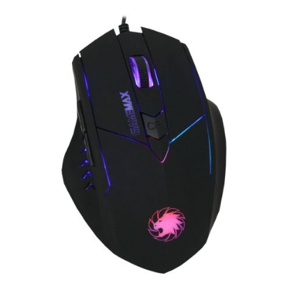 Picture of GameMax Tornado 7-Colour LED Gaming Mouse, USB, Up to 2000 DPI, 6 Buttons