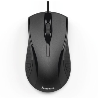 Picture of Hama MC-200 Wired Optical Mouse, 1000 DPI, USB, 3 Buttons, Black
