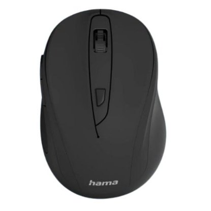 Picture of Hama MC-400 V2 Compact Wireless Optical Mouse, 6 Buttons, 800-1600 DPI, Black