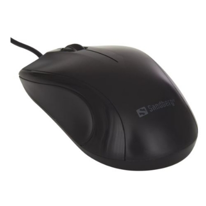 Picture of Sandberg (631-01) USB Mouse, 1200 DPI, 3 Buttons, Black, 5 Year Warranty