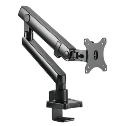 Picture of Icy Box (IB-MS313-T) Single Monitor Arm, up to 32" Monitors, Max 8kg, Spring-Assisted, 90° Swivel, 180° Base Rotate