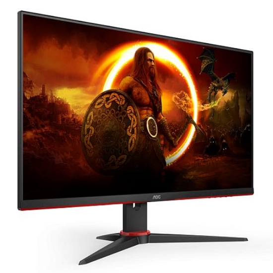 Picture of AOC 23.8" 3-Side Frameless Gaming Monitor (24G2SAE/BK), 1920 x 1080, 1ms, VGA, HDMI, DP, 165Hz, FreeSync, 6 Game Modes, VESA