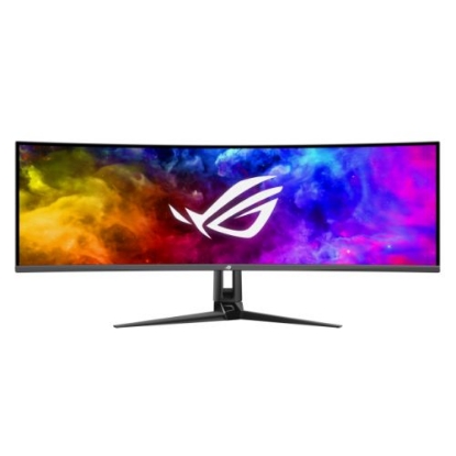 Picture of Asus 49" ROG Swift OLED Super Ultrawide Curved Gaming Monitor (PG49WCD), 5120 x 1440, 0.03ms, 144Hz, G-Sync, Heatsink, Smart KVM, RGB, VESA