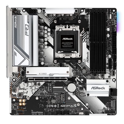 Picture of Asrock A620M PRO RS, AMD A620, AM5, Micro ATX, 4 DDR5, HDMI, DP, GB LAN, PCIe4, RGB, 3x M.2