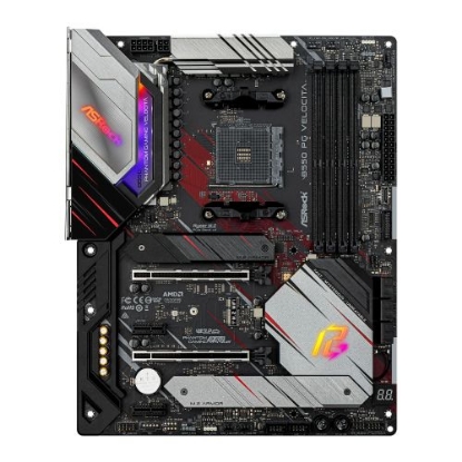 Picture of Asrock B550 PHANTOM GAMING VELOCITA, AMD B550, AM4, ATX, 4 DDR4, HDMI, XFire, 2.5GB LAN, PCIe4, RGB Lighting, M.2