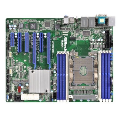 Picture of Asrock Rack EPC621D8A Server Board, Intel C621, S 3647, ATX, Supports Scalable CPUs, VGA, 13 x SATA, Quad LAN, IPMI