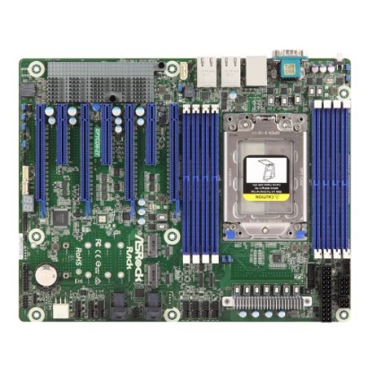 Picture of Asrock Rack EPYCD8-2T Server Board, AMD SP3 (LGA4094), ATX, 8 Channel DDR4, Dual 10G LAN, IPMI, OCuLink Support, mini SAS, M.2