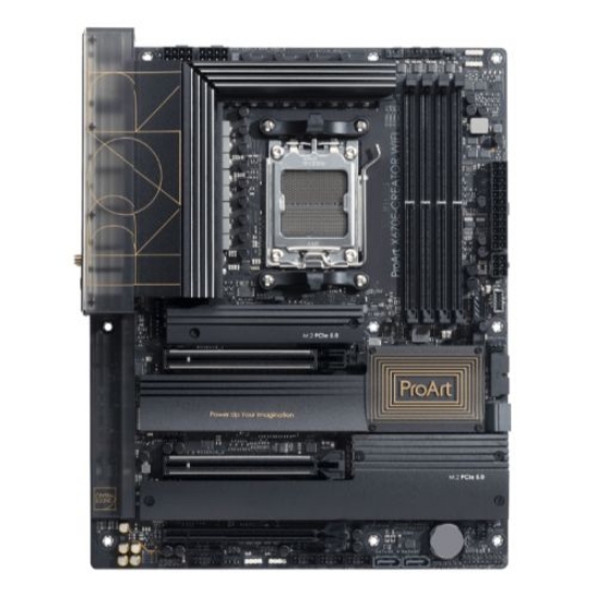 Picture of Asus PROART X670E-CREATOR WIFI, AMD X670, AM5, ATX, 4 DDR5, HDMI, 2 USB4, Wi-Fi 6E, 2.5G & 10G LAN, PD 3.0 60W, PCIe5, 4x M.2, Creator Hub