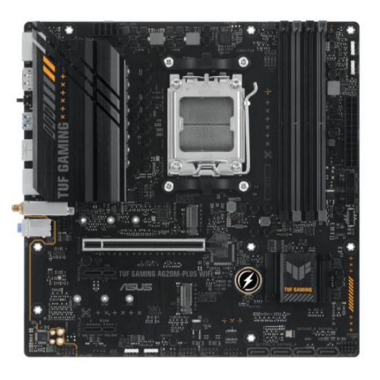 Picture of Asus TUF GAMING A620M-PLUS WIFI, AMD A620, AM5, Micro ATX, 4 DDR5, HDMI, 2 DP, Wi-Fi 6, 2.5G LAN, PCIe4, 2x M.2