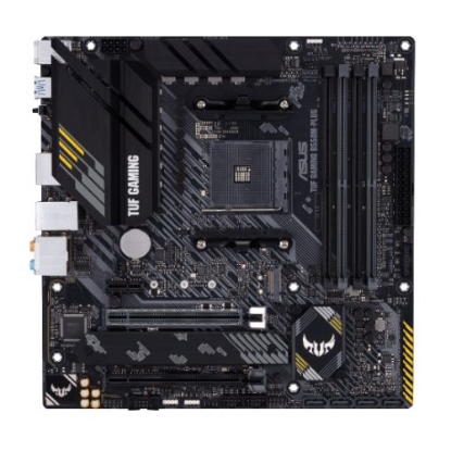 Picture of Asus TUF GAMING B550M-PLUS, AMD B550, AM4, Micro ATX, 4 DDR4, HDMI, DP, XFire, 2.5GB LAN, PCIe4, M.2