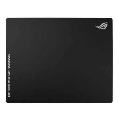 Picture of Asus ROG MOONSTONE ACE L Tempered Glass Mouse Pad, Anti-slip Silicone Base, 500 x 400 x 4 mm, Black