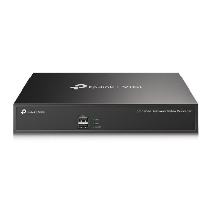 Picture of TP-LINK (VIGI NVR1008H) 8-Channel NVR, No HDD (Max 10TB), 4-Channel Simultaneous Playback, Remote Monitoring, H.265+, Two-Way Audio