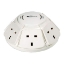 Picture of Philex PowerDome Multi Socket Extension Dome, 6-Way, 1M Cable, 13A, Surge Protected