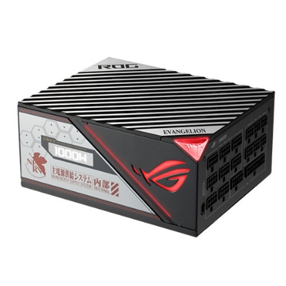 Picture of Asus 1000W ROG Thor Platinum II EVA02 Edition PSU, Double Ball Bearing Fan, Fully Modular, 80+ Platinum, RGB Lighting, OLED Display, Lambda A++