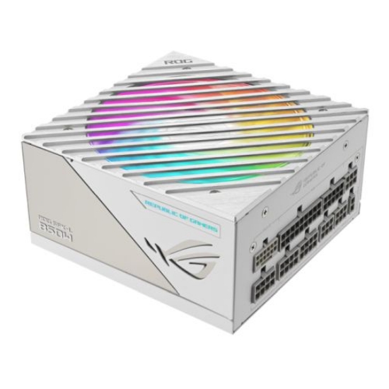 Picture of Asus 850W ROG LOKI SFX-L Platinum White Edition PSU, Small Form Factor, Fully Modular, 80+ Platinum, 0dB Fan Button, RGB, ATX-to- SFX Bracket