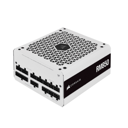Picture of Corsair 850W RM Series RM850 V2 PSU, Rifle Bearing Fan, Fully Modular, 80+ Gold, White