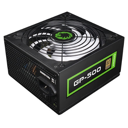 Picture of GameMax 500W GP500 PSU, Fully Wired, 14cm Fan, 80+ Bronze, Black Mesh Cables, Power Lead Not Included
