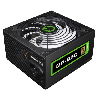 Picture of GameMax 650W GP650 Performance PSU, Fully Wired, 14cm Fan, 80+ Bronze, Black Mesh Cables, Power Lead Not Included